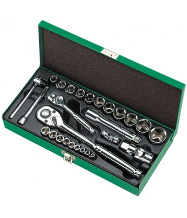 Набор инструмента 1/4" и 1/2" 28ед. GCAD2802 TOPTUL